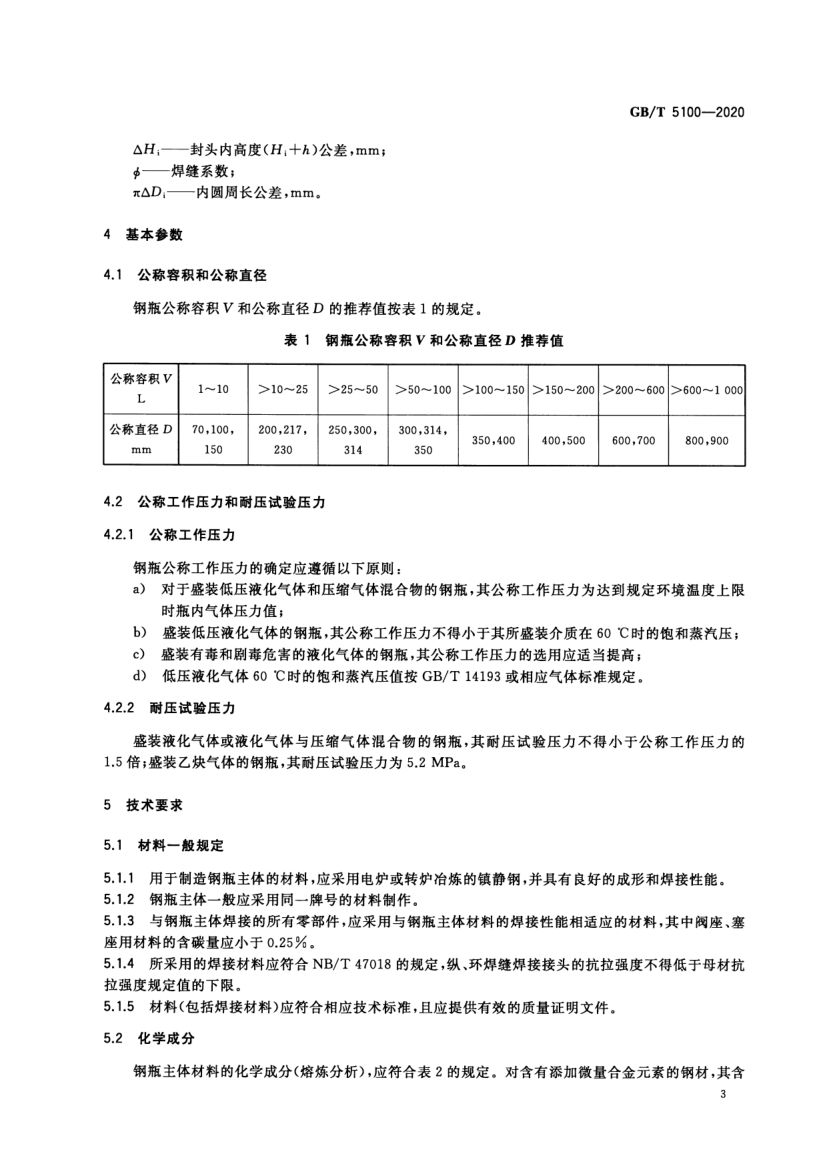 钢质焊接气瓶GBT5100-2020第7页