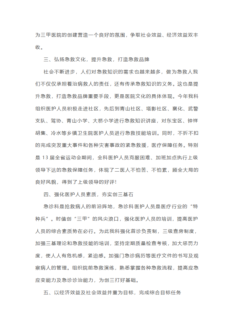 2025急诊科年度总结第6页