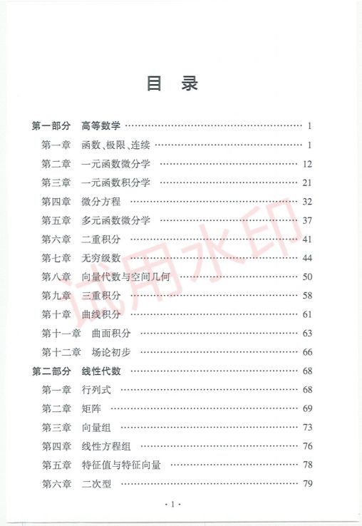 考研数学常用公式手册-上册第1页