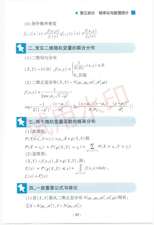 考研数学常用公式手册-下册第41页