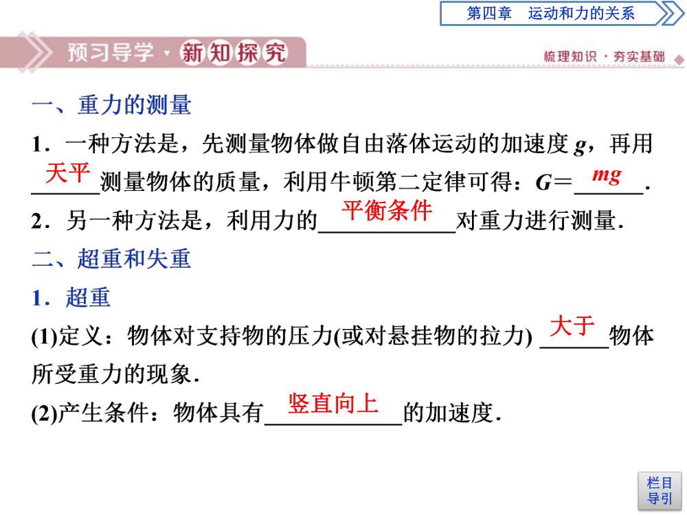《超重和失重》教学课件第4页