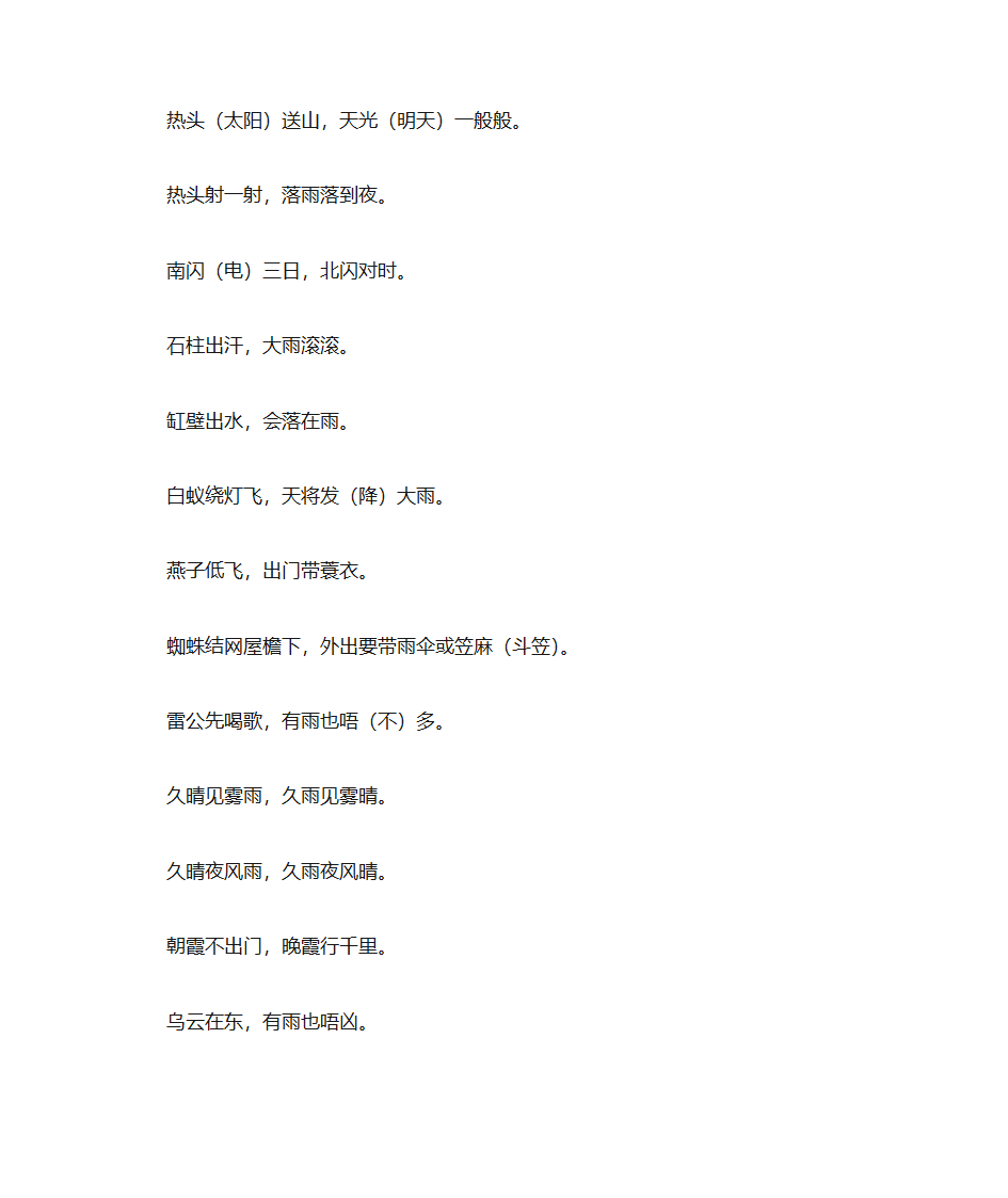 地理谚语第3页