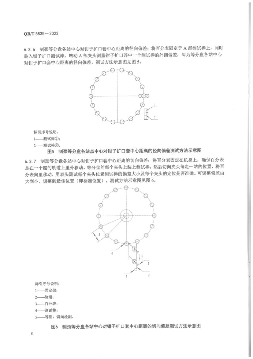 间歇式管制立式玻璃制瓶机QBT5839-2023第12页