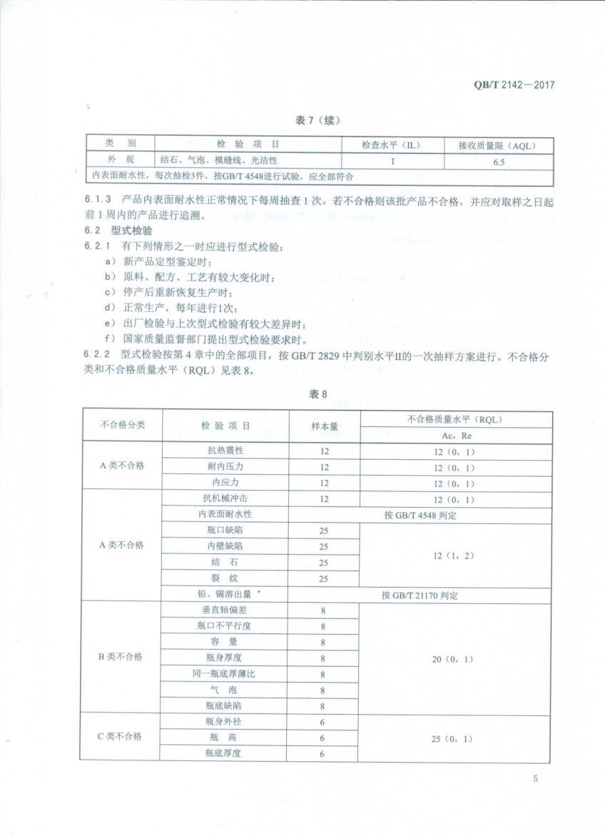 含气饮料瓶QBT2142-2017第7页