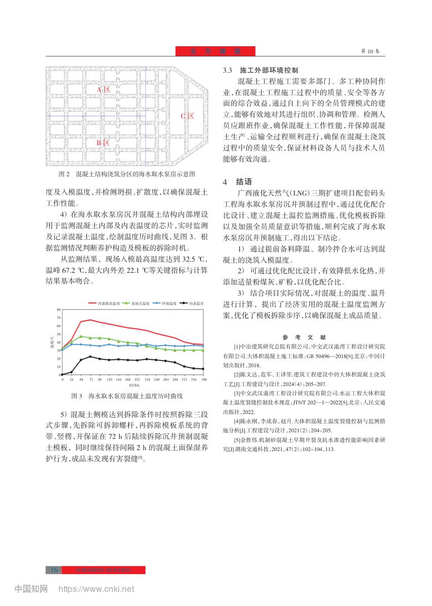 高温区大尺寸沉井预制混凝土施工质量控制第4页