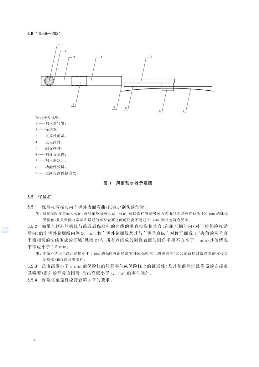 乘用车外部凸出物GB11566-2024第10页