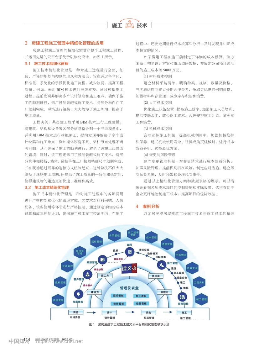 房建工程施工管理中精细化管理的应用第2页