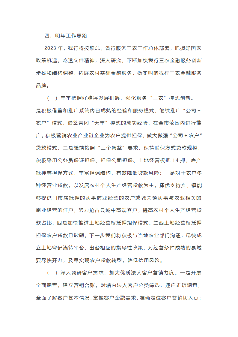 银行三农年终总结第13页