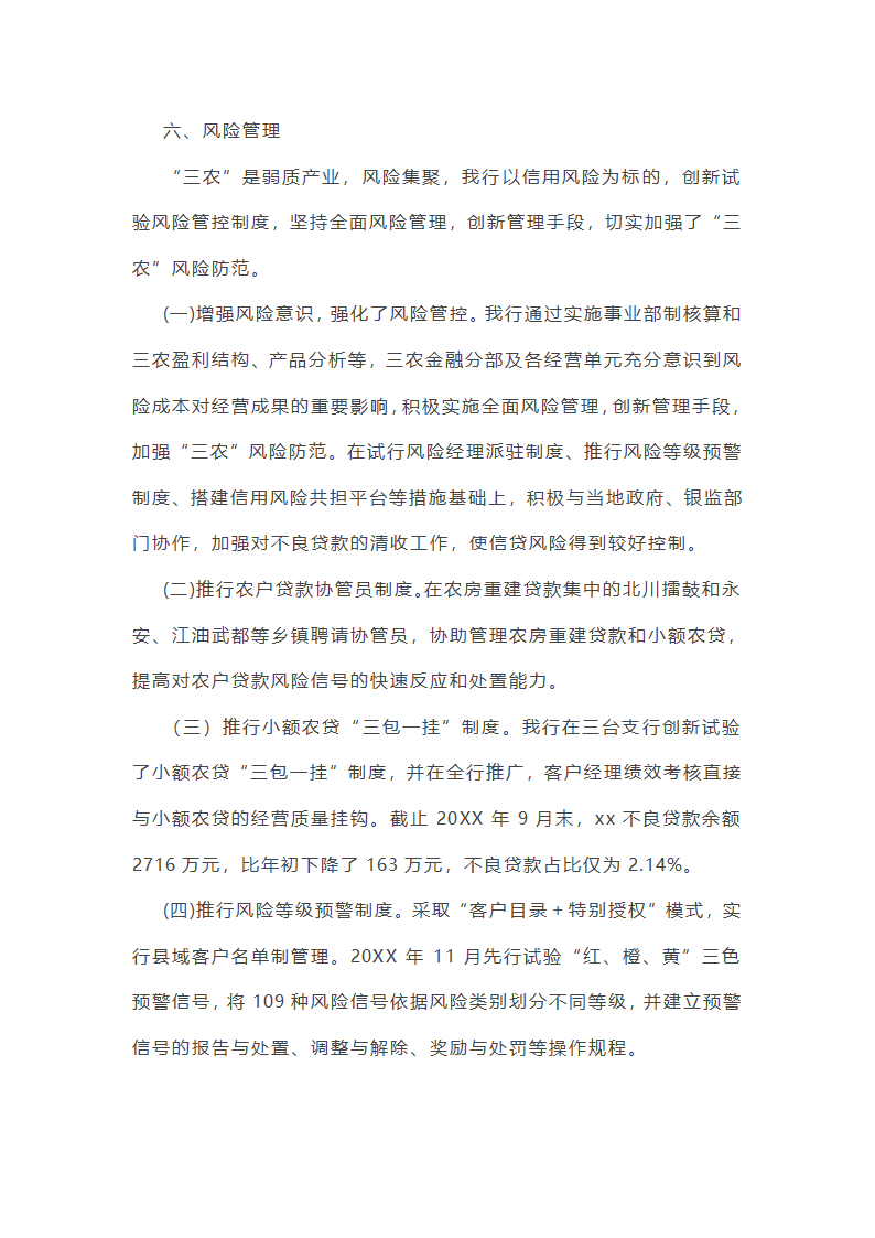 银行三农年终总结第21页