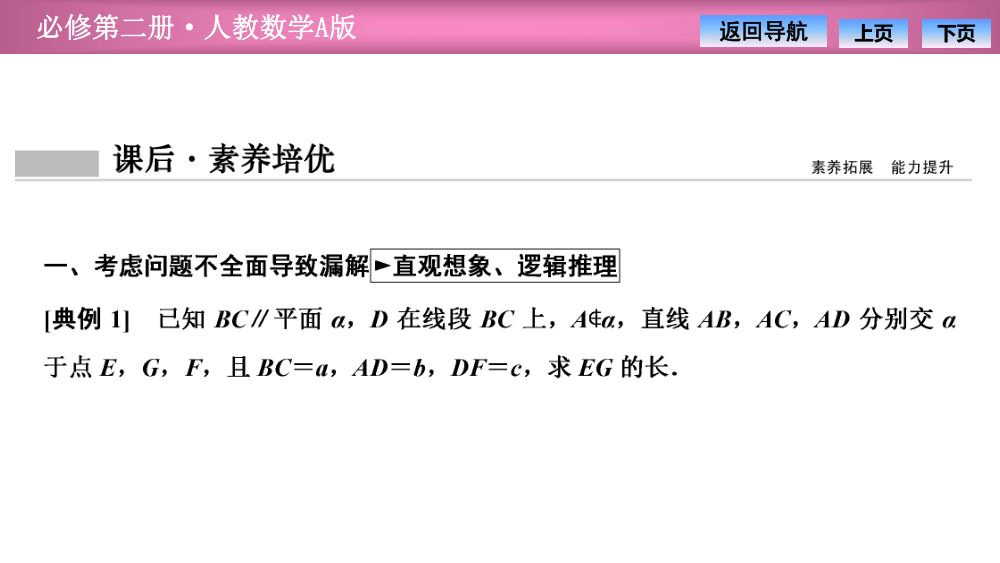 《直线与平面平行》教学课件第28页