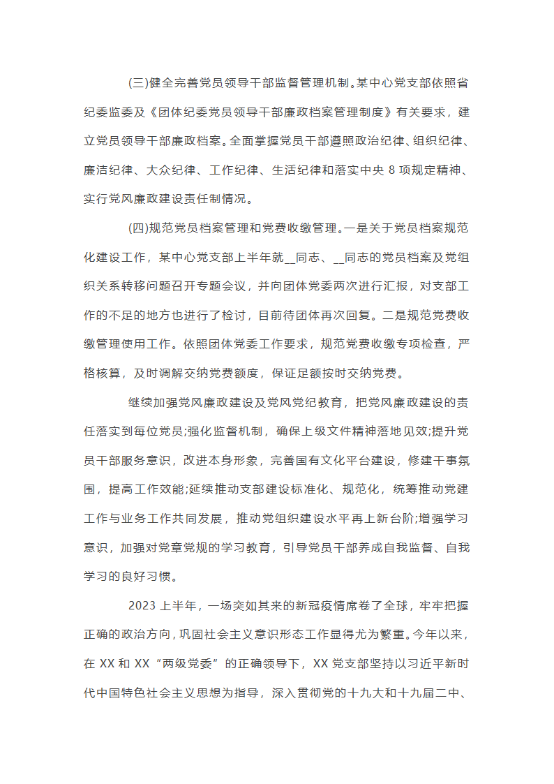2025年上半年党支部工作总结范文(通用17篇)第13页