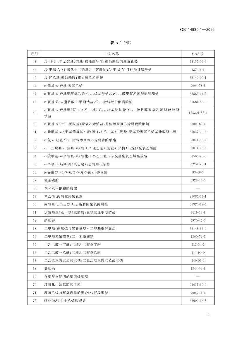 洗涤剂GB14930.1-2022第7页