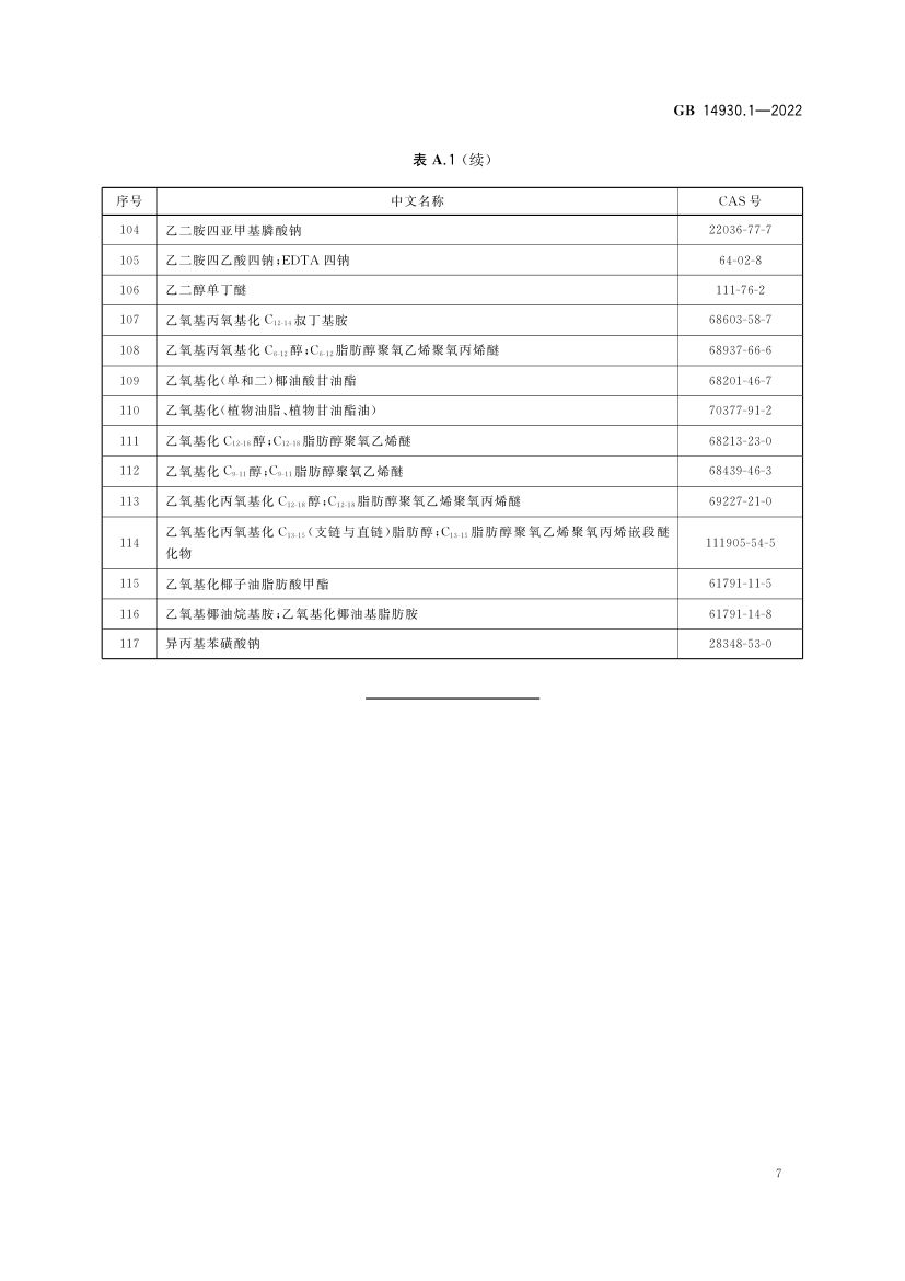 洗涤剂GB14930.1-2022第9页