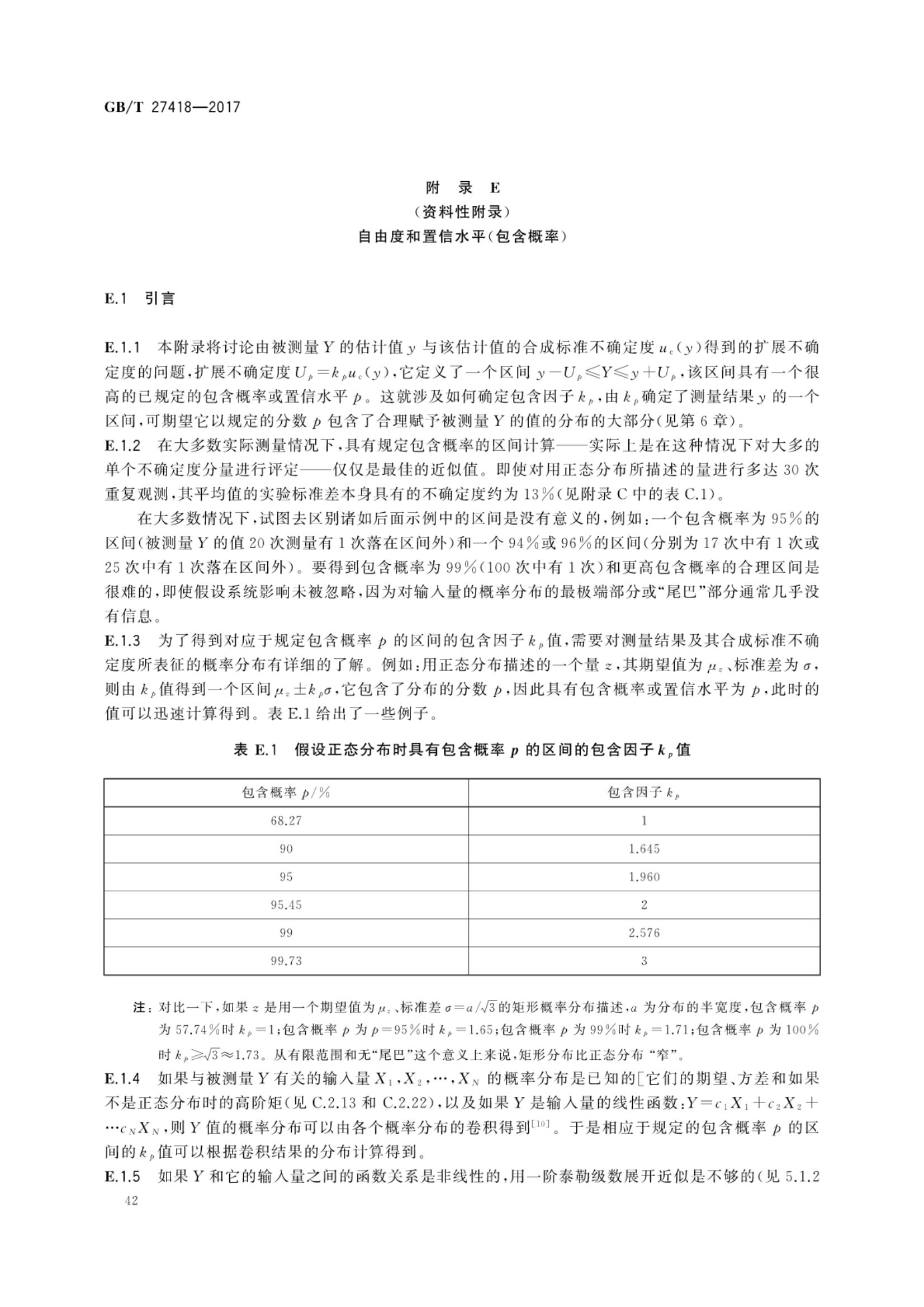 测量不确定度评定和表示GBT27418-2017第46页