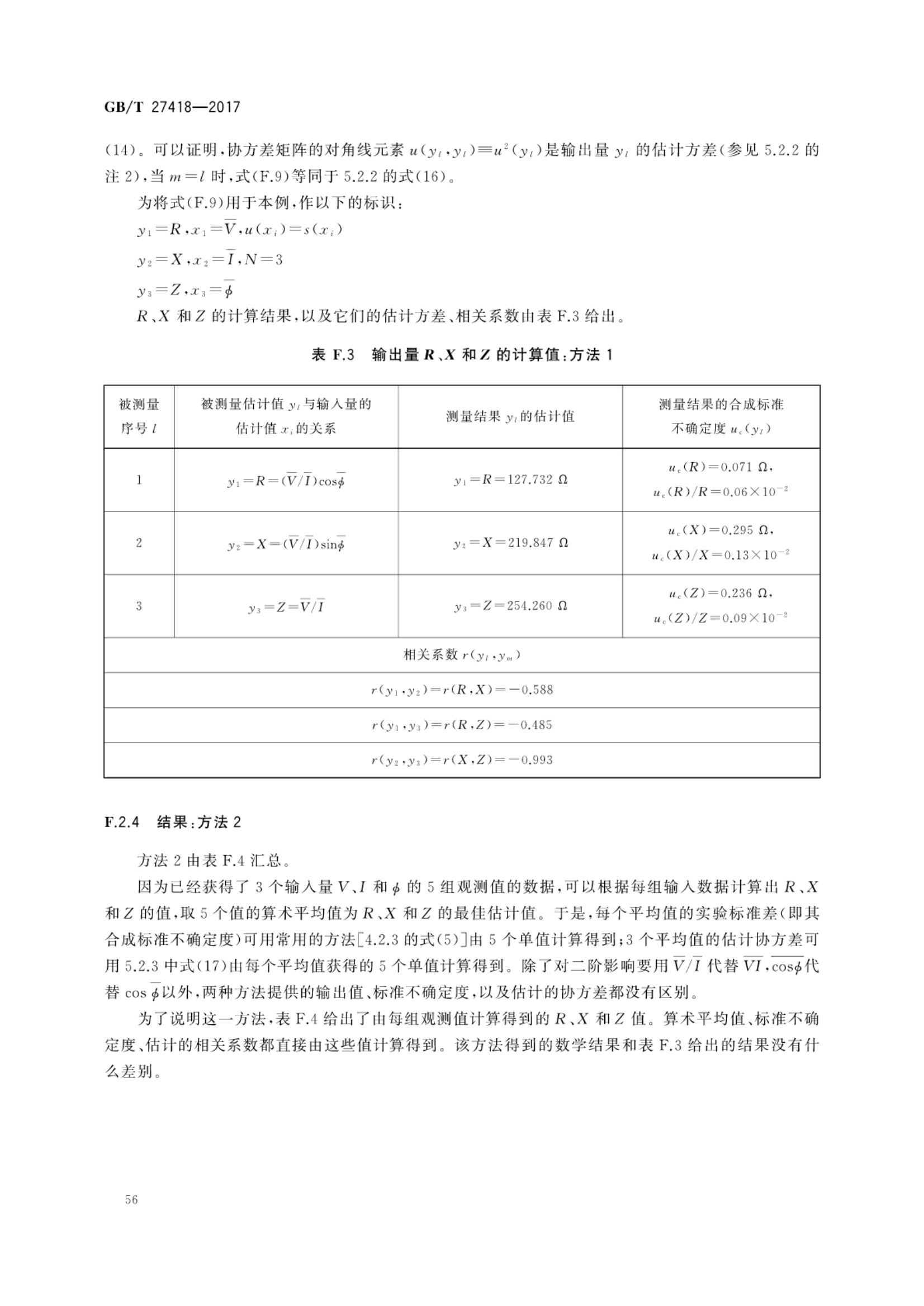 测量不确定度评定和表示GBT27418-2017第60页