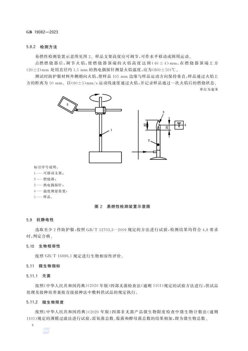 医用一次性防护服GB19082-2023第13页