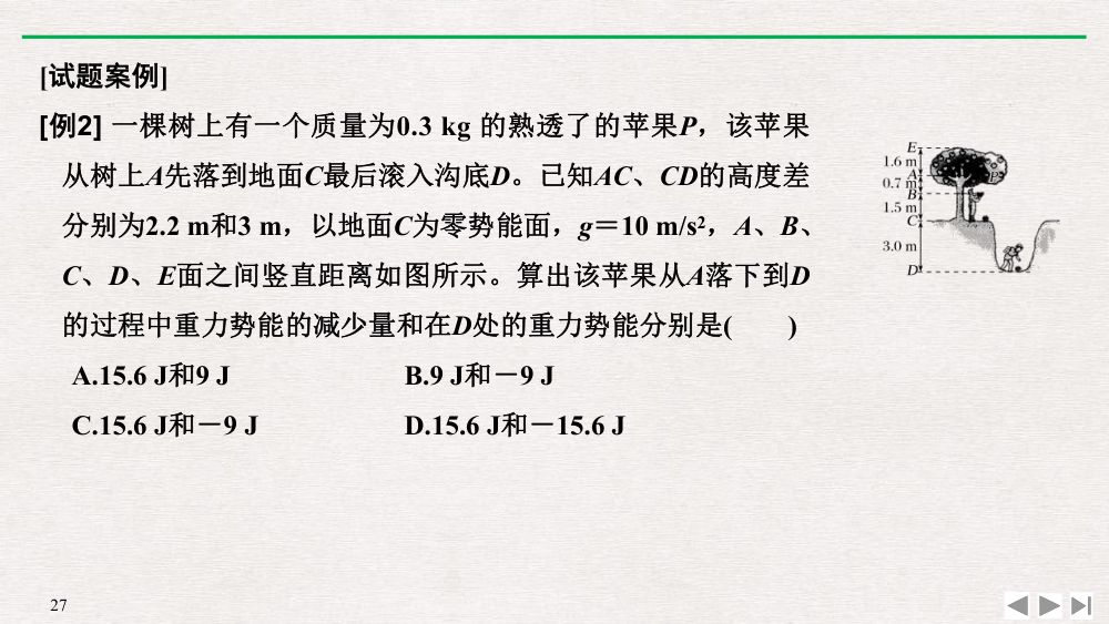 《重力势能》教学课件第27页
