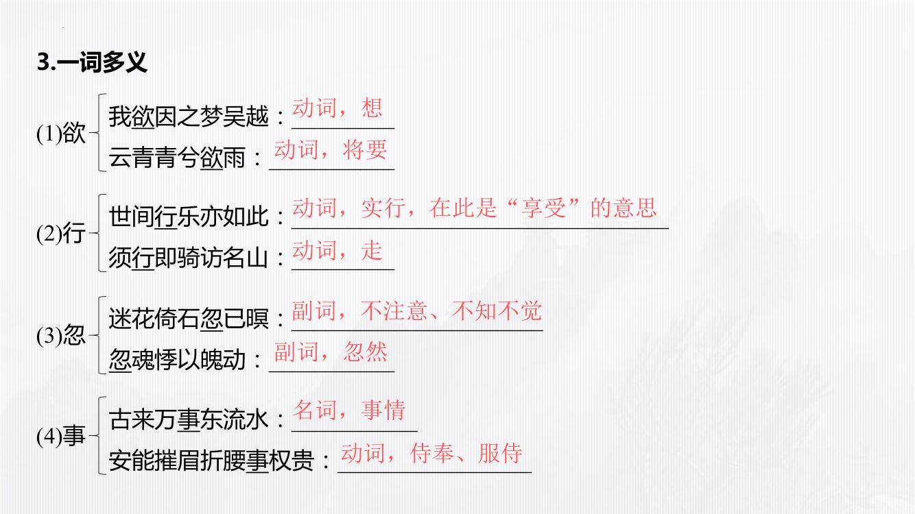 《梦游天姥吟留别》教学课件第23页