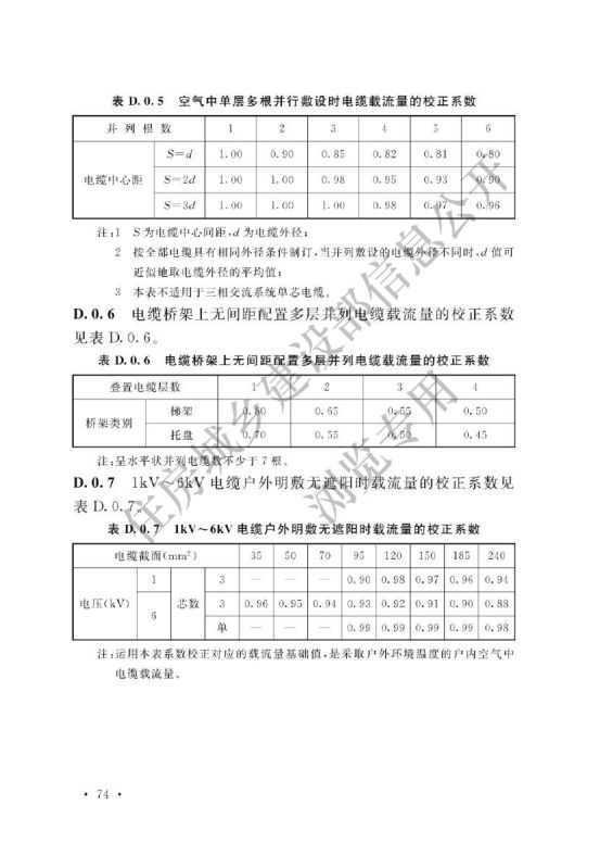 电力工程电缆设计标准GB50217-2018第80页
