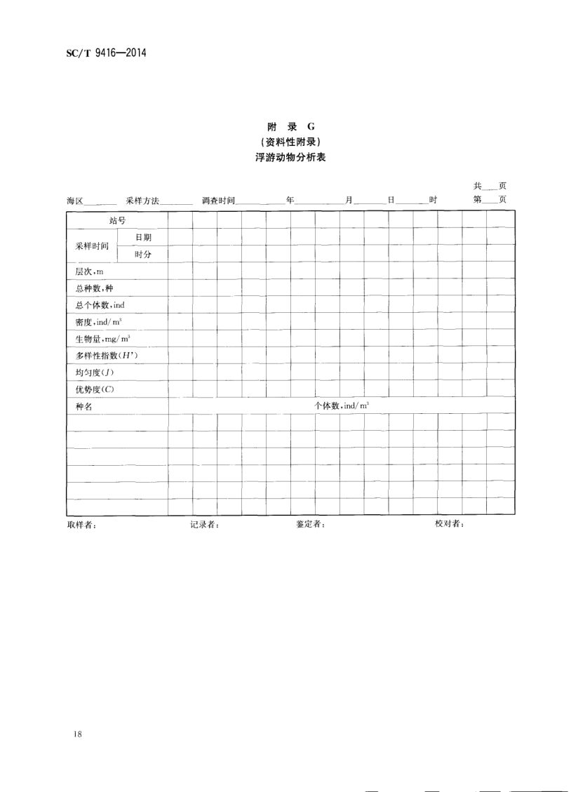 人工鱼礁建设技术规范SCT9416-2014 第21页