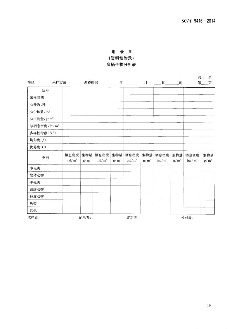 人工鱼礁建设技术规范SCT9416-2014 第22页