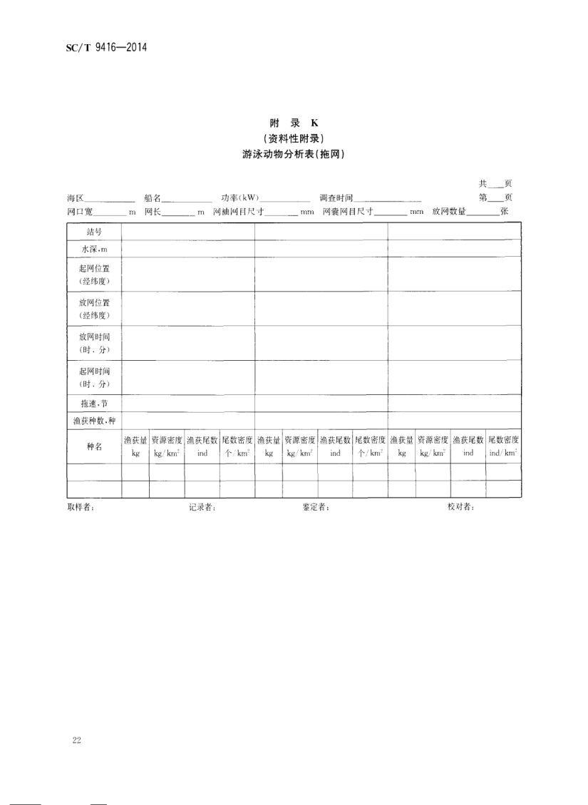 人工鱼礁建设技术规范SCT9416-2014 第25页