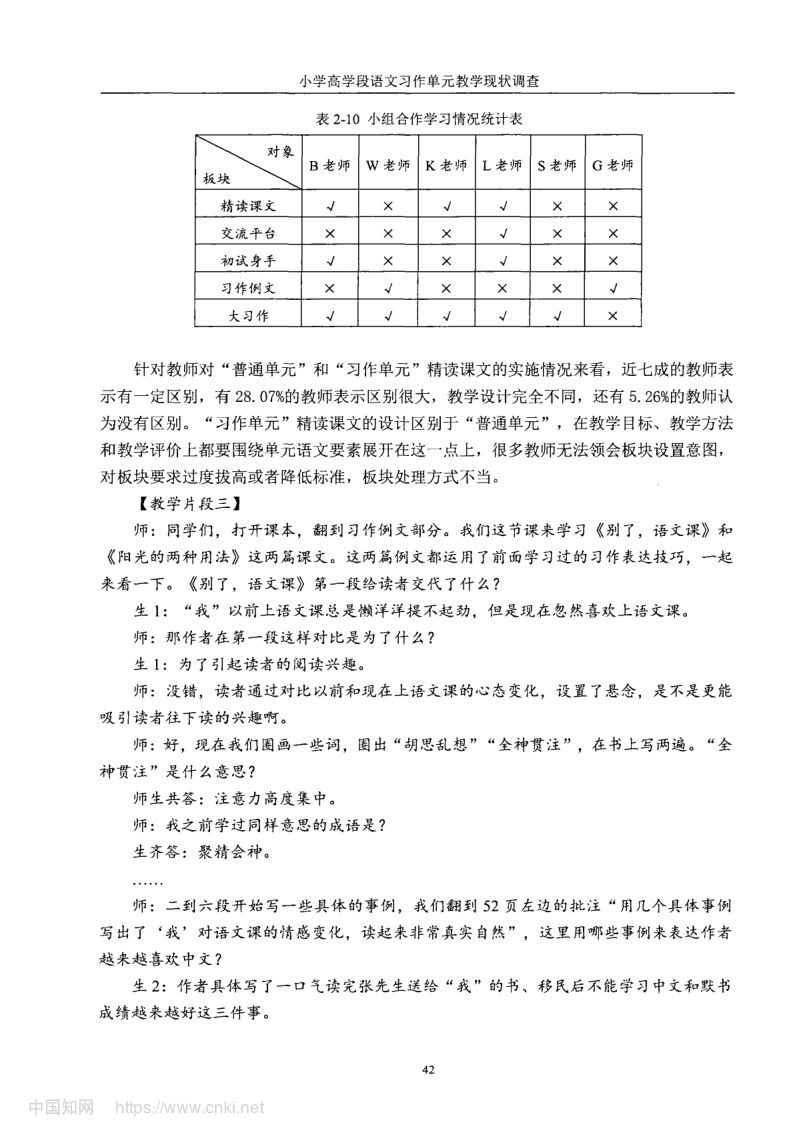 小学高学段语文习作单元教学现状及优化策略第50页