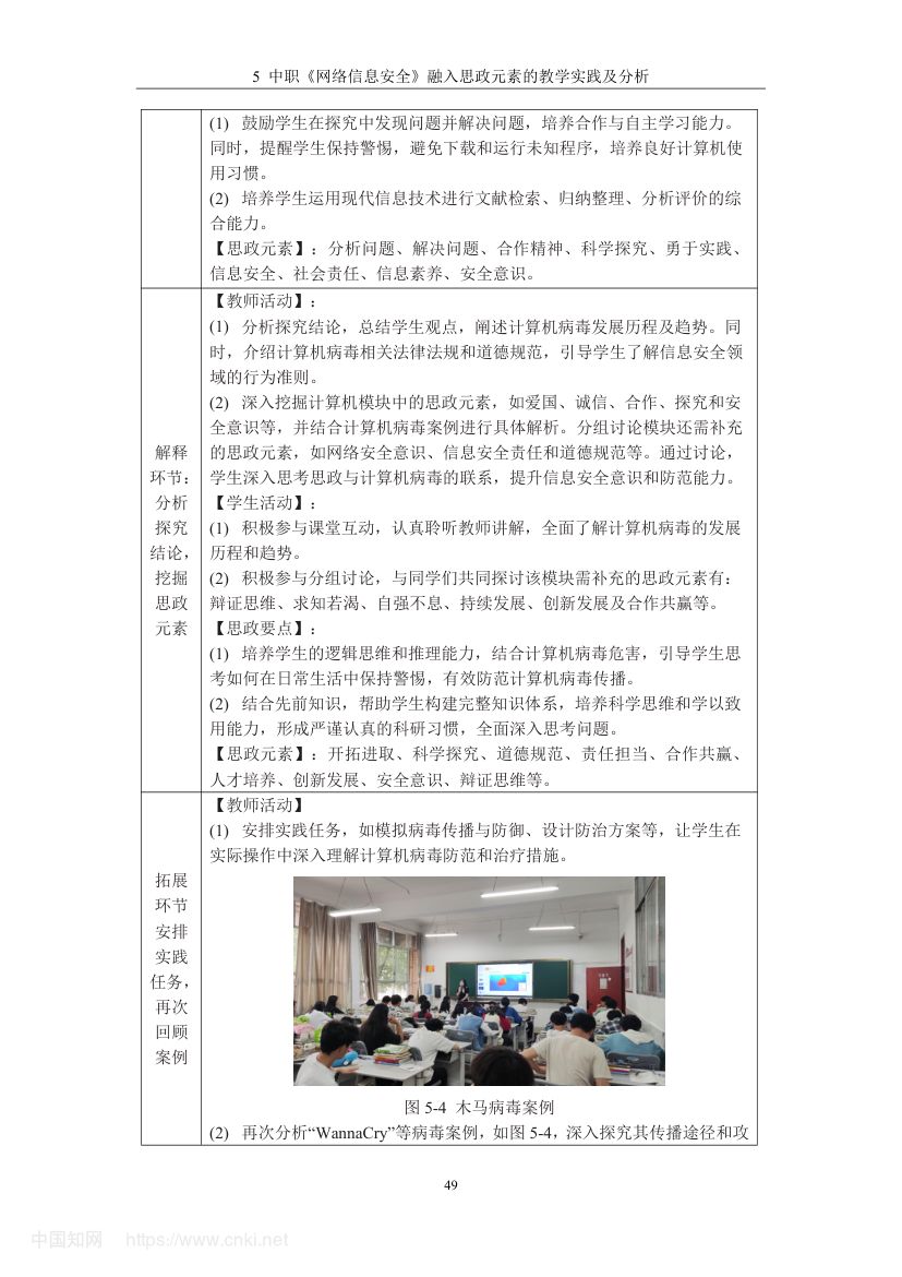 《网络信息安全》教学设计与实践研究第58页