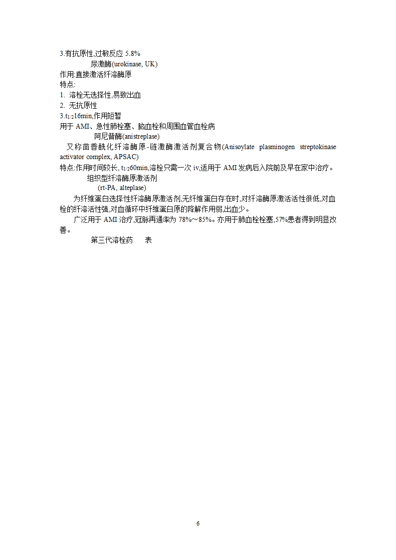 抗血栓的药物第6页