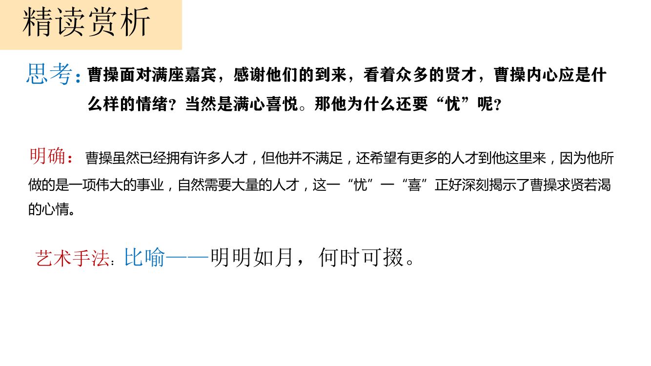 《短歌行》教学课件第26页