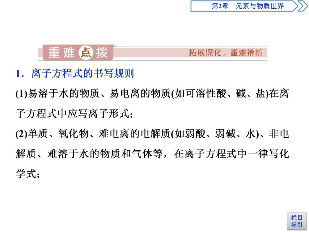 《离子反应 》教学课件第18页