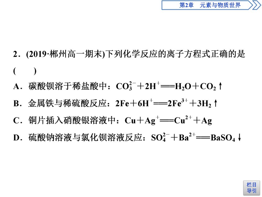 《离子反应 》教学课件第26页
