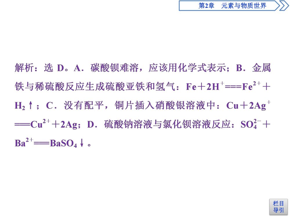 《离子反应 》教学课件第27页