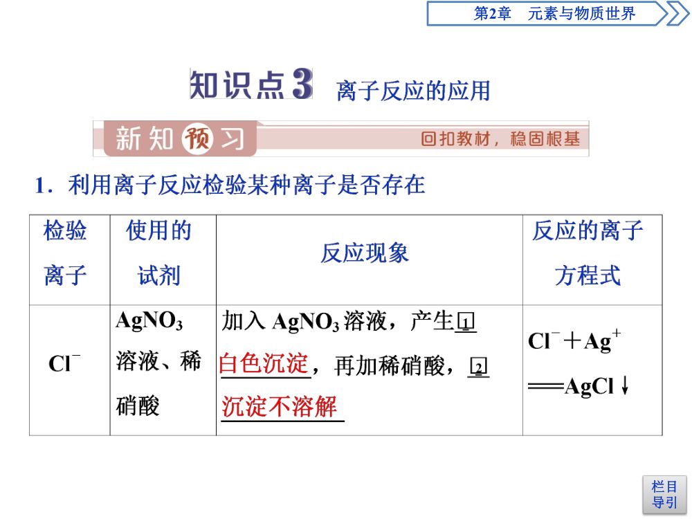 《离子反应 》教学课件第30页