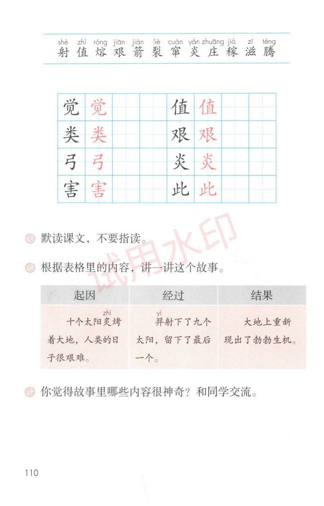 小学语文二年级下册部编版课本-下册第51页