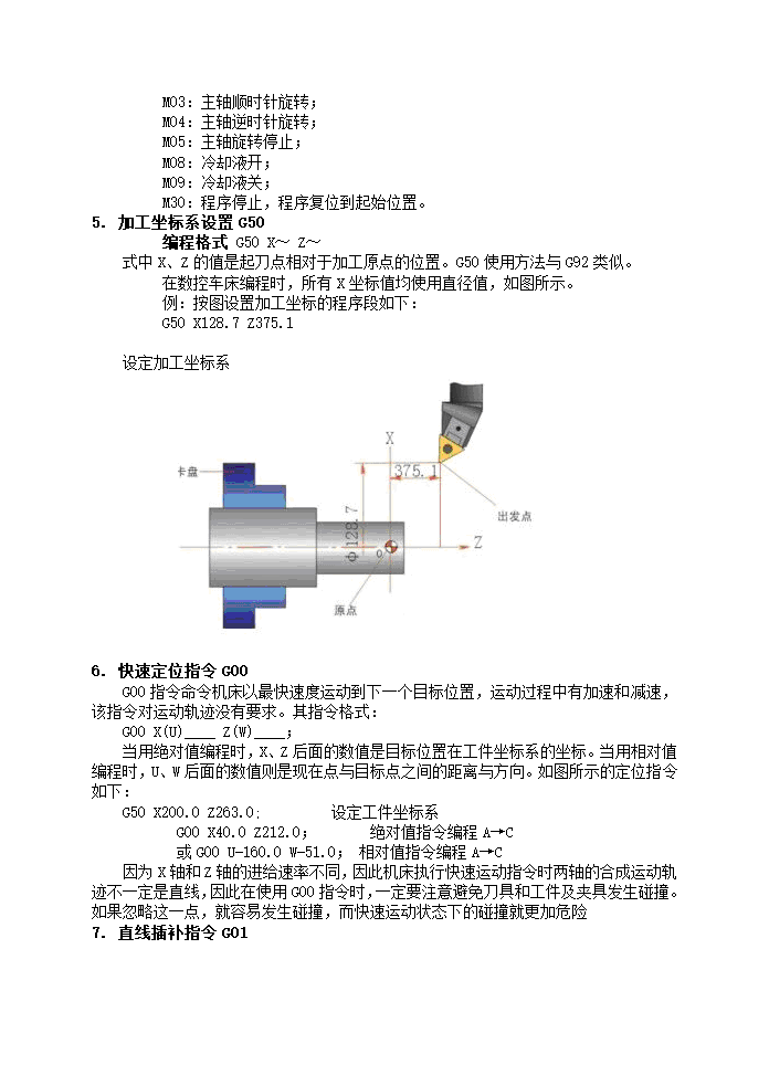 数控车床编程常用指令介绍第2页