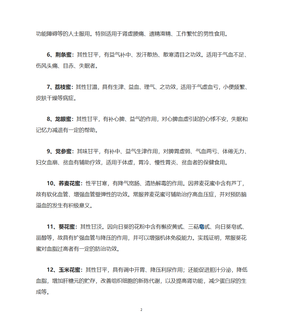 蜂蜜适应人群第2页