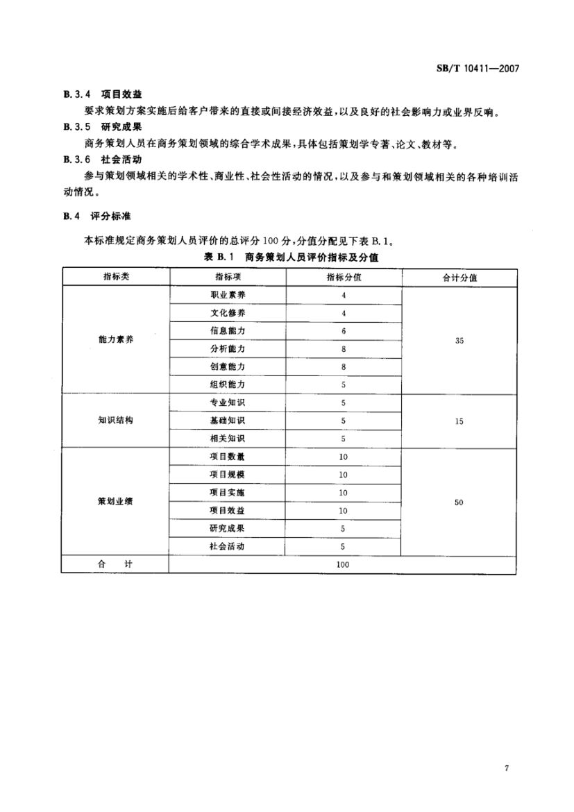商务策划评价规范SBT10411-2007第10页