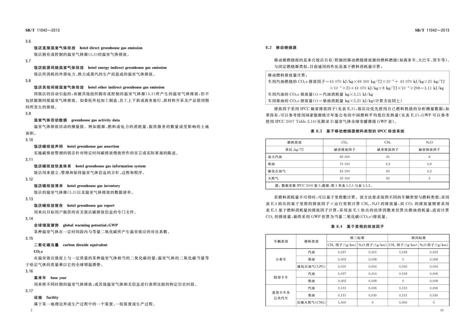饭店业碳排放管理规范SBT11042-2013第6页