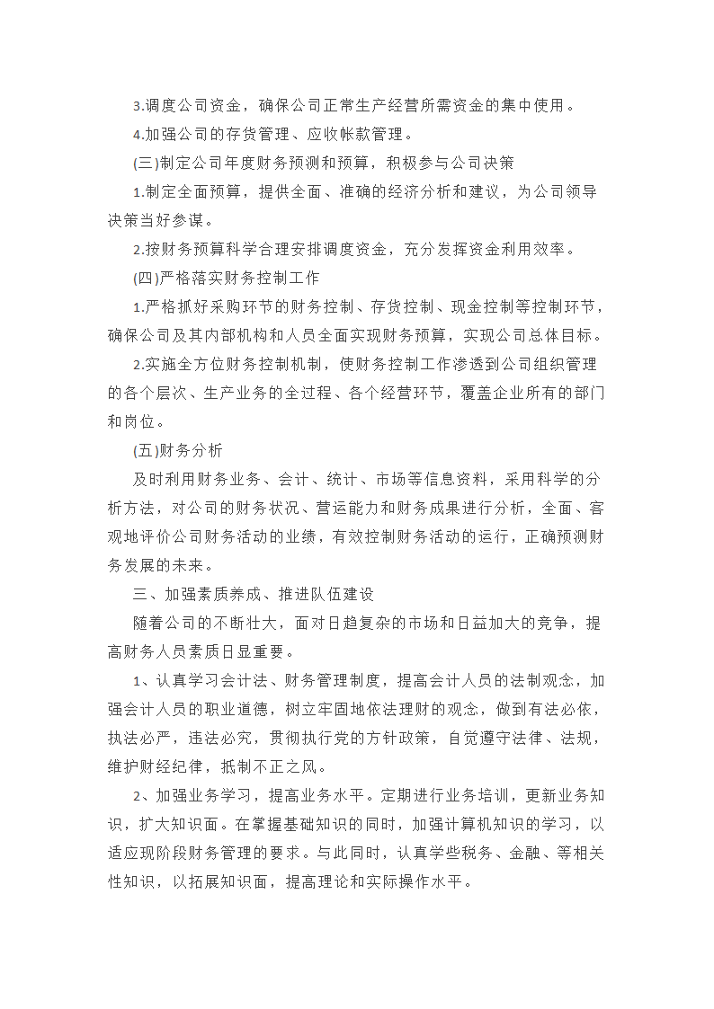 2025年财务部人员个人工作总结(推荐)(2篇)第2页