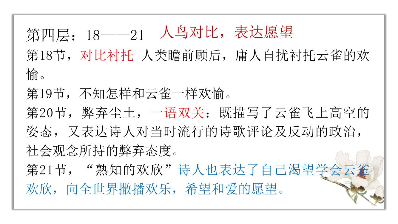 《致云雀》教学课件第27页