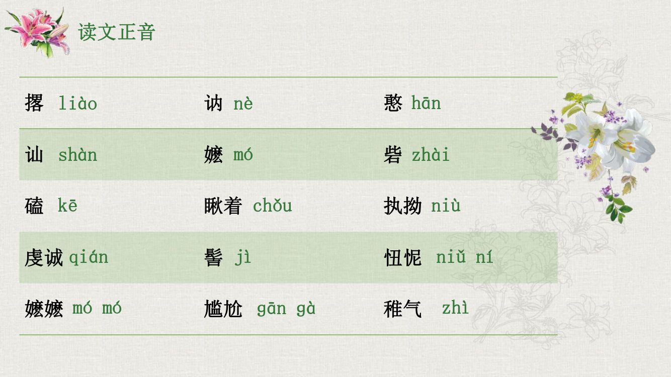 《百合花》教学课件第9页