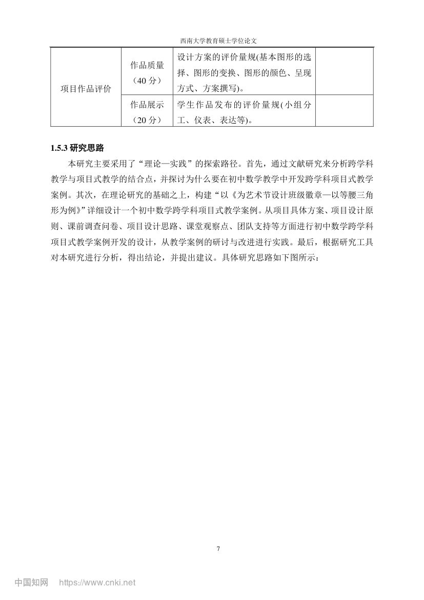 初中数学跨学科项目式教学设计第14页