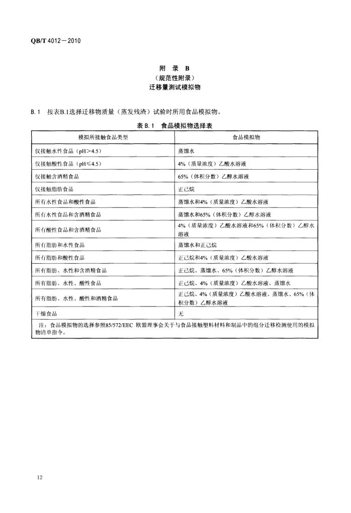 淀粉基塑料QBT4012-2010第14页
