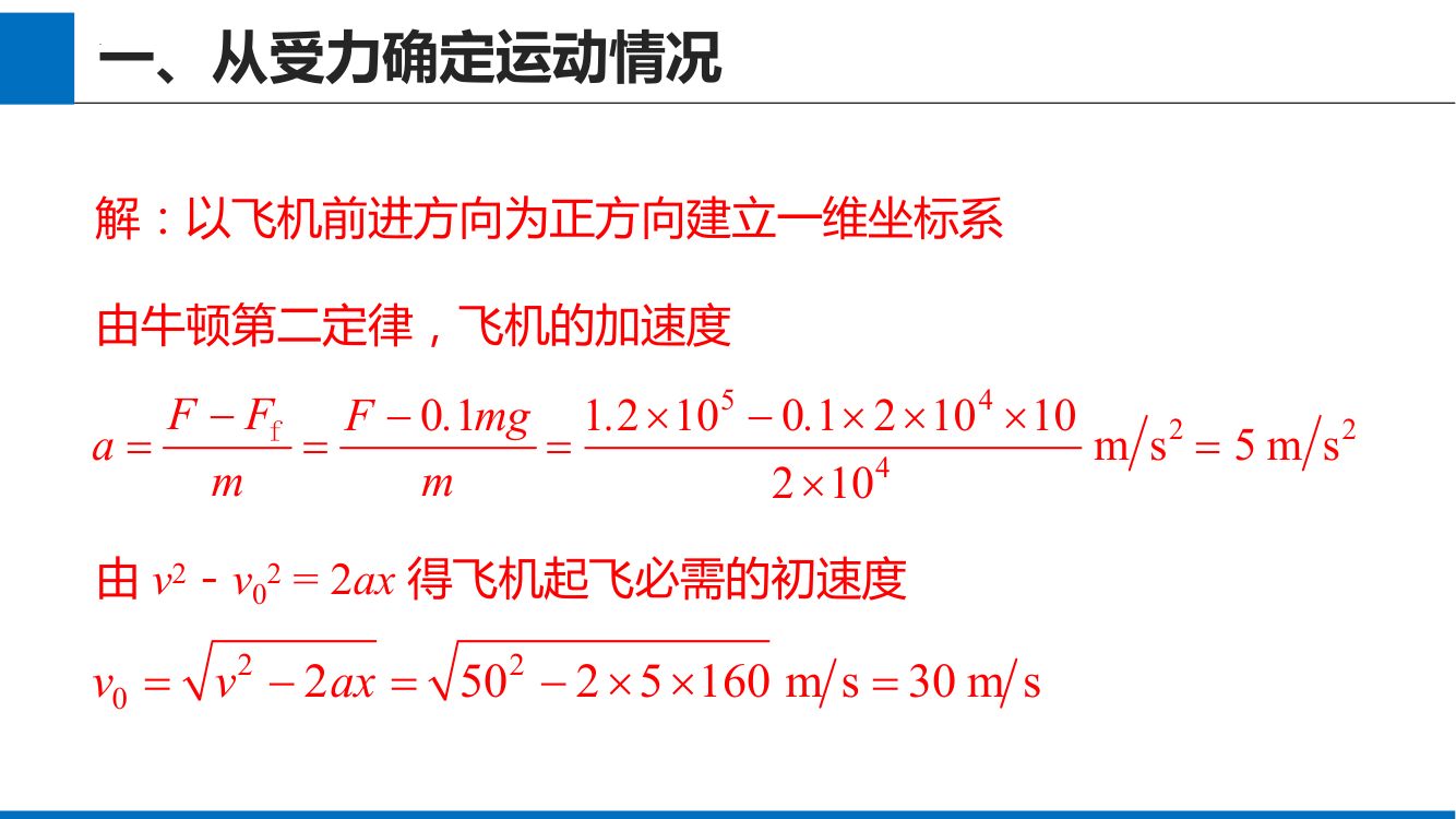 《牛顿运动定律的应用》教学课件第11页