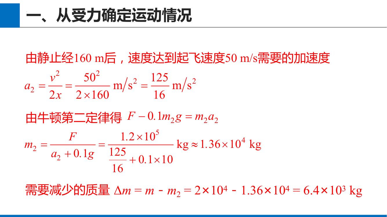 《牛顿运动定律的应用》教学课件第12页