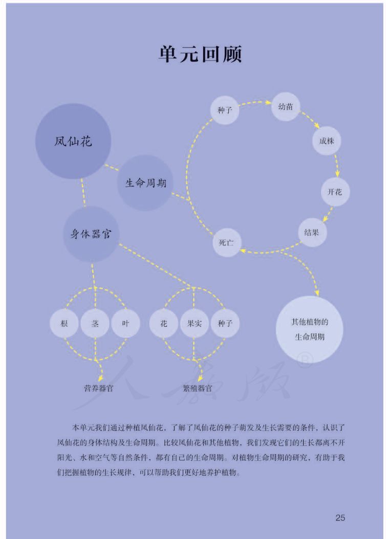 小学科学三年级下册人教版课本第27页