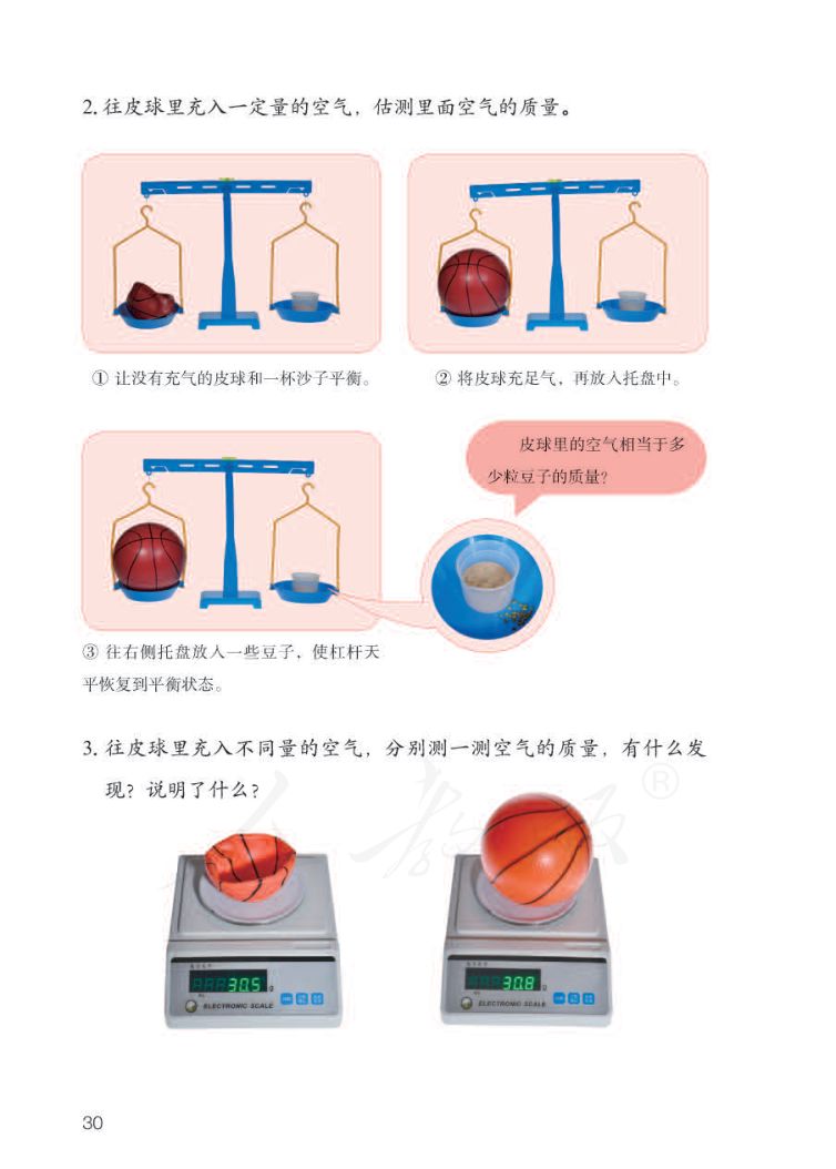 小学科学三年级下册人教版课本第32页