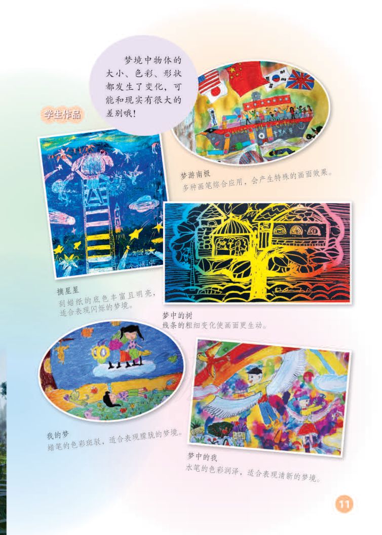 小学美术三年级下册人教版课本第15页