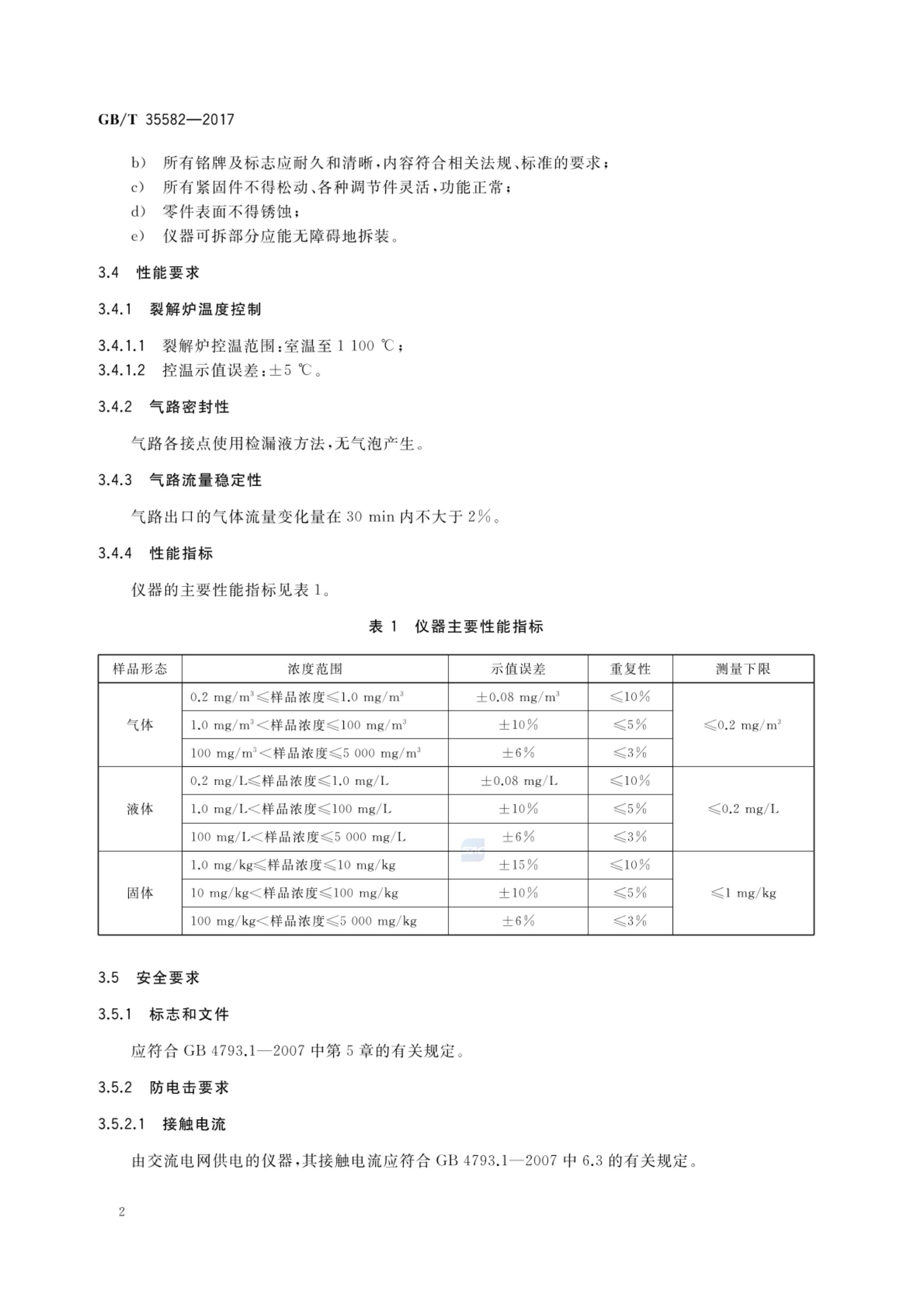 硫氮元素测定仪GBT35582-2017第4页